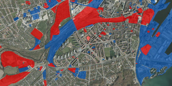 Jordforureningskort på Trepkasgade 33, 3. th, 8000 Aarhus C