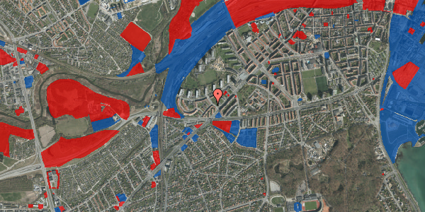 Jordforureningskort på Tøndergade 81, st. th, 8000 Aarhus C