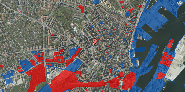 Jordforureningskort på Vester Allé 18B, 8000 Aarhus C