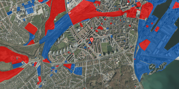 Jordforureningskort på Ålborggade 28, 5. 10, 8000 Aarhus C