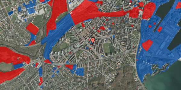 Jordforureningskort på Ålborggade 30, 2. th, 8000 Aarhus C