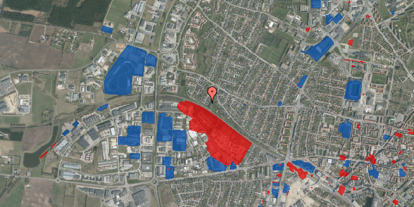 Jordforureningskort på Dannevang 23, 8800 Viborg