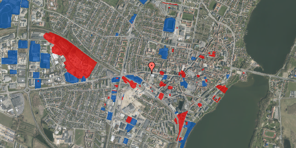 Jordforureningskort på Jyllandsgade 1, st. , 8800 Viborg