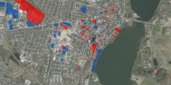 Jordforureningskort på Klostervænget 1, 1. tv, 8800 Viborg