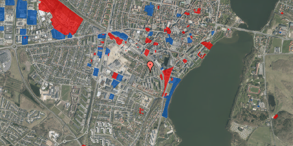 Jordforureningskort på Klostervænget 14, 1. tv, 8800 Viborg