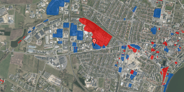 Jordforureningskort på Ærøvej 1C, 8800 Viborg