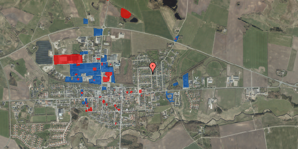 Jordforureningskort på Lindevej 13, 9620 Aalestrup