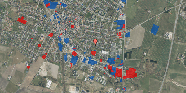 Jordforureningskort på Hostrupsgade 7, 9700 Brønderslev