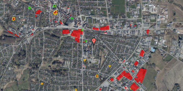 Jordforureningskort på Bispensgade 37C, 1. 95, 9800 Hjørring