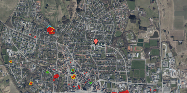 Jordforureningskort på Idræts Alle 2A, st. tv, 9800 Hjørring