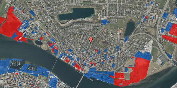 Jordforureningskort på Bakkelygade 28, 9400 Nørresundby