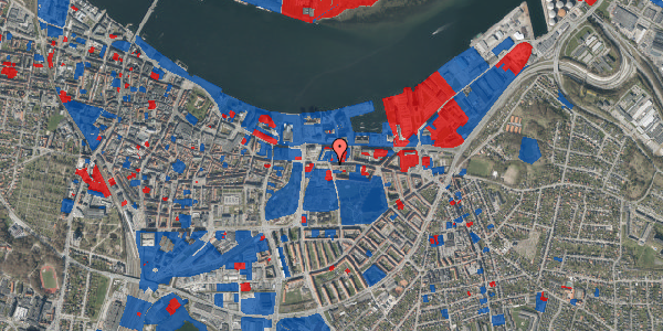 Jordforureningskort på Bonnesensgade 1, 2. 1, 9000 Aalborg