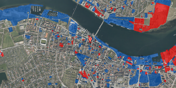 Jordforureningskort på Borgergade 23, 1. tv, 9000 Aalborg