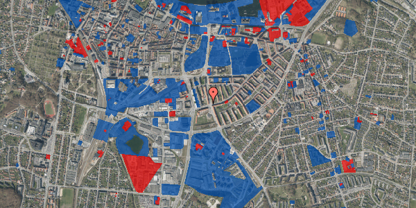 Jordforureningskort på Bornholmsgade 84, 1. th, 9000 Aalborg