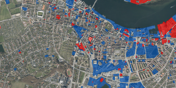 Jordforureningskort på Christiansgade 1A, 1. th, 9000 Aalborg