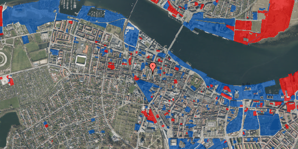 Jordforureningskort på Dalgasgade 13, st. tv, 9000 Aalborg