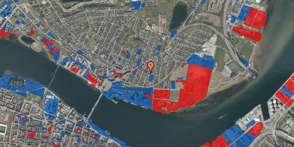 Jordforureningskort på Dronningens Tværgade 7, 1. tv, 9400 Nørresundby