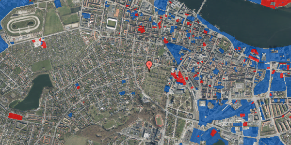 Jordforureningskort på Hasserisgade 25, 9000 Aalborg