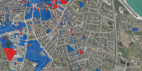 Jordforureningskort på Herskindsgade 2, 1. tv, 9000 Aalborg