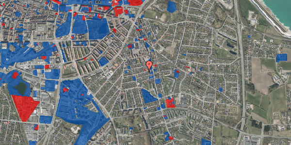 Jordforureningskort på Herskindsgade 7, 9000 Aalborg