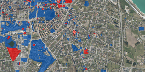 Jordforureningskort på Herskindsgade 16, 9000 Aalborg