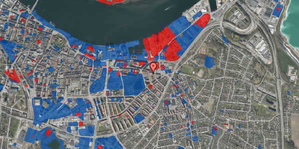 Jordforureningskort på Islandsgade 3, st. th, 9000 Aalborg