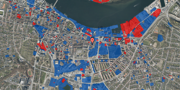 Jordforureningskort på Langesgade 1B, st. , 9000 Aalborg