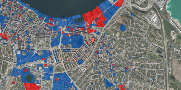 Jordforureningskort på Møensgade 5, st. tv, 9000 Aalborg