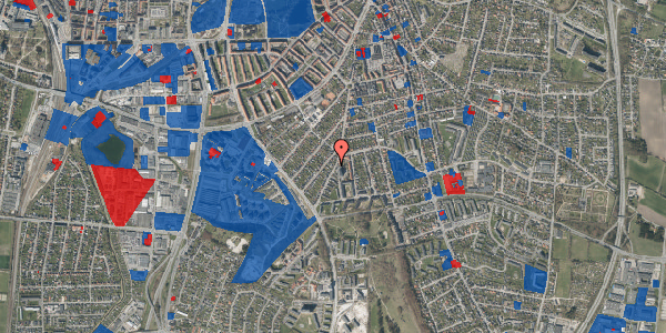 Jordforureningskort på Petersborgvej 46, 9000 Aalborg