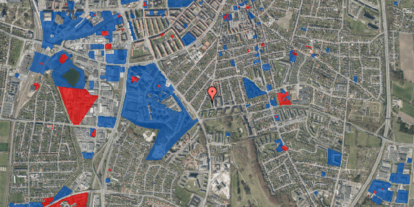 Jordforureningskort på Petersborgvej 101, 9000 Aalborg