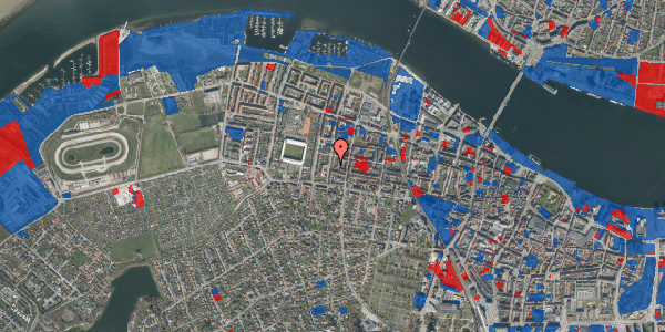 Jordforureningskort på Ryesgade 12, 1. th, 9000 Aalborg