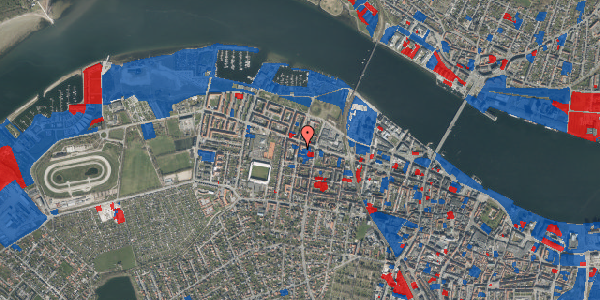 Jordforureningskort på Ryesgade 42, 1. tv, 9000 Aalborg