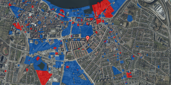 Jordforureningskort på Sjællandsgade 42, 3. th, 9000 Aalborg