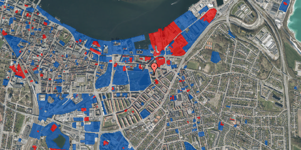 Jordforureningskort på Teglværks Alle 15, st. th, 9000 Aalborg