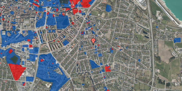 Jordforureningskort på Thorsgade 8, 9000 Aalborg