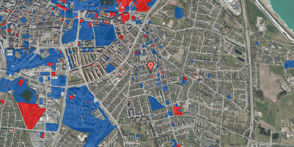 Jordforureningskort på Thorsgade 16, 9000 Aalborg