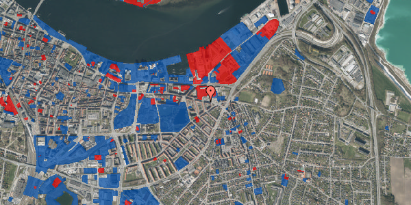 Jordforureningskort på Østerbro 98, 1. th, 9000 Aalborg