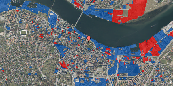 Jordforureningskort på Østerågade 18B, 1. 4, 9000 Aalborg