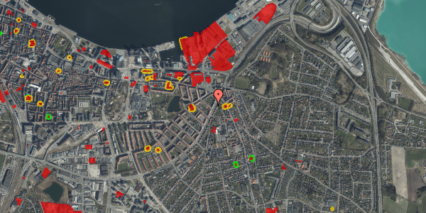 Jordforureningskort på Østre Alle 18, 2. tv, 9000 Aalborg