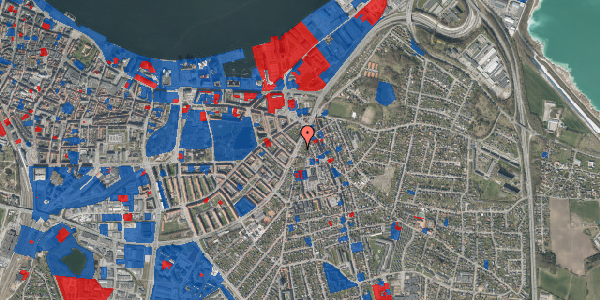 Jordforureningskort på Østre Alle 21, 9000 Aalborg