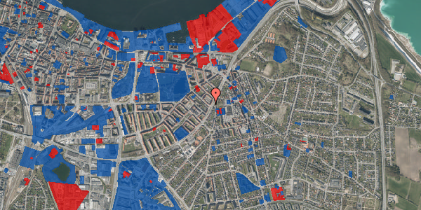 Jordforureningskort på Østre Alle 40, 2. tv, 9000 Aalborg