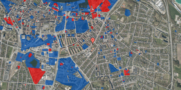 Jordforureningskort på Østre Alle 68, st. tv, 9000 Aalborg