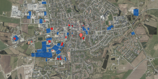 Jordforureningskort på Lillevang 22, 9600 Aars