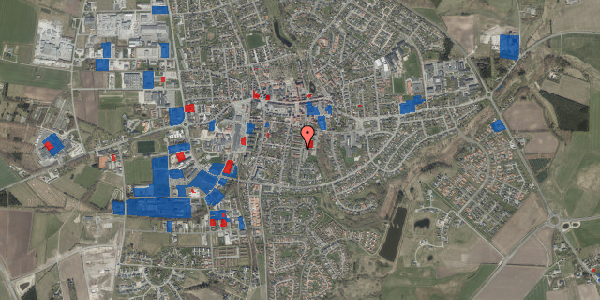 Jordforureningskort på Lillevang 34, 9600 Aars