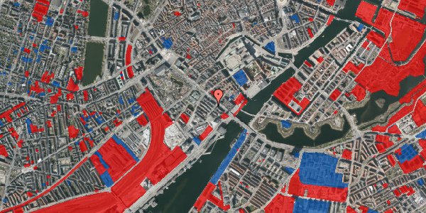 Jordforureningskort på H.C. Andersens Boulevard 40A, 1. th, 1553 København V