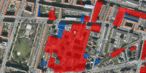 Jordforureningskort på Nimbusparken 13, 3. mf, 2000 Frederiksberg