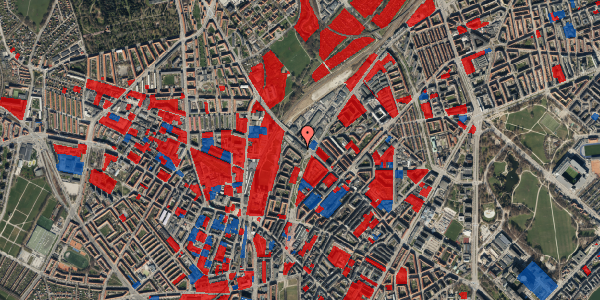 Jordforureningskort på Tagensvej 129, 3. 43, 2200 København N