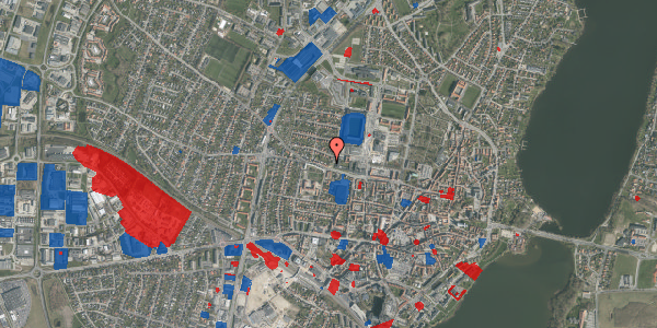 Jordforureningskort på Overdamsvej 1B, 8800 Viborg