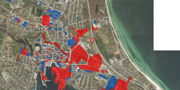 Jordforureningskort på Wilsonsgade 25, 5800 Nyborg