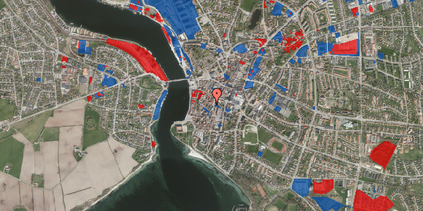 Jordforureningskort på Rådhustorvet 8, 1. th, 6400 Sønderborg